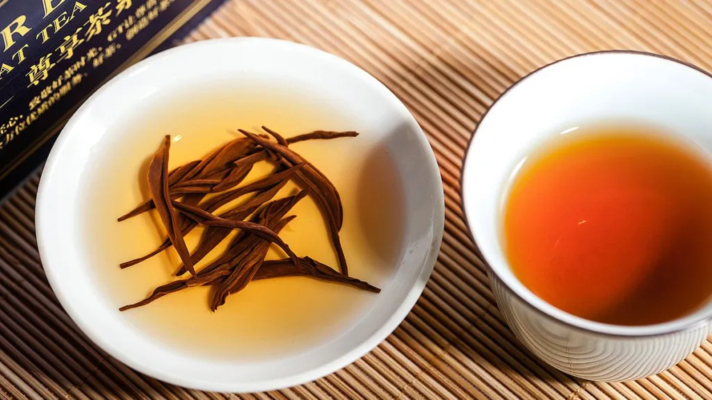 Does black tea contain vitamin A?