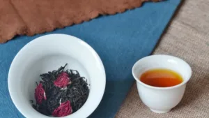 Does black tea have the same amount of caffeine as coffee?